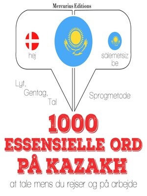 cover image of 1000 essentielle ord i Kasakh